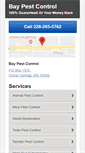 Mobile Screenshot of baypestcontrol.net